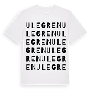 Ulegren ordlek t-shirt – ekologisk bomull t-shirt från Pinshirt