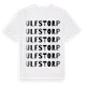 White t-shirt med Ulfstorp ordlek t-shirt