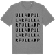 Mid Heather Gray t-shirt med Ullarp ordlek t-shirt