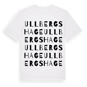 Ullbergshage ordlek t-shirt – ekologisk bomull t-shirt från Pinshirt