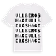 Ullbergshage ordlek t-shirt