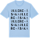 Blue Soul t-shirt med Ullene-Åsaka ordlek t-shirt