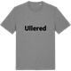Mid Heather Gray t-shirt med Ullered fetstil t-shirt