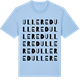 Blue Soul t-shirt med Ullered ordlek t-shirt