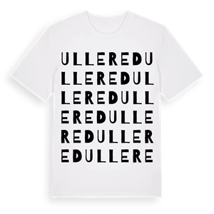 Ullered ordlek t-shirt – ekologisk bomull t-shirt från Pinshirt
