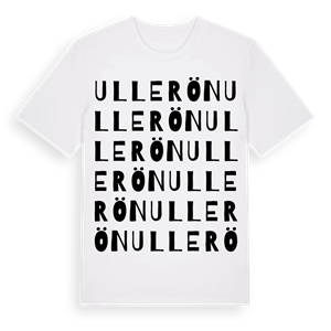 Ullerön ordlek t-shirt – ekologisk bomull t-shirt från Pinshirt