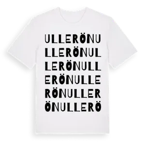 Ullerön ordlek t-shirt – ekologisk bomull t-shirt från Pinshirt