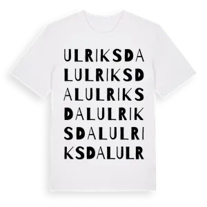 Ulriksdal ordlek t-shirt – ekologisk bomull t-shirt från Pinshirt
