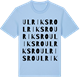 Blue Soul t-shirt med Ulriksro ordlek t-shirt