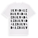 Ulvadalen ordlek t-shirt