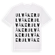 Ulvåker ordlek t-shirt