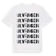 White t-shirt med Ulvängen ordlek t-shirt