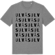 Mid Heather Gray t-shirt med Ulvås ordlek t-shirt