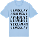 Blue Soul t-shirt med Ulveklåvan ordlek t-shirt