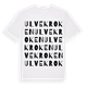 Ulvekroken ordlek t-shirt