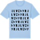 Blue Soul t-shirt med Ulvemyr ordlek t-shirt