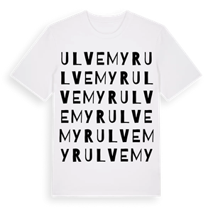 Ulvemyr ordlek t-shirt – ekologisk bomull t-shirt från Pinshirt