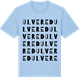 Blue Soul t-shirt med Ulvered ordlek t-shirt