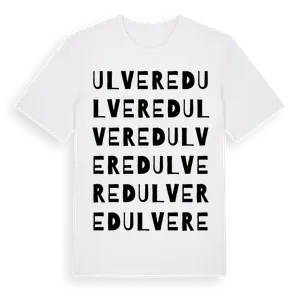 Ulvered ordlek t-shirt – ekologisk bomull t-shirt från Pinshirt