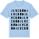 Blue Soul t-shirt med Ulveröd ordlek t-shirt