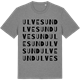 Mid Heather Gray t-shirt med Ulvesund ordlek t-shirt