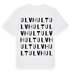 Ulvhult ordlek t-shirt – ekologisk bomull t-shirt från Pinshirt