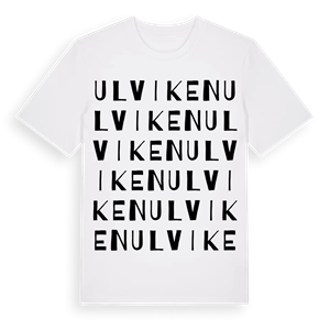 Ulviken ordlek t-shirt – ekologisk bomull t-shirt från Pinshirt