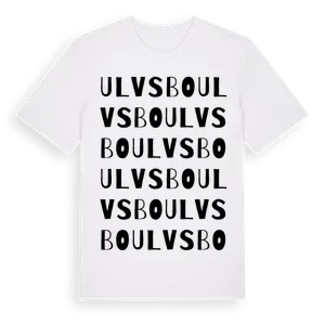 Ulvsbo ordlek t-shirt – ekologisk bomull t-shirt från Pinshirt