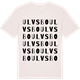 Vintage White t-shirt med Ulvsbo ordlek t-shirt