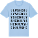 Blue Soul t-shirt med Ulvshed ordlek t-shirt