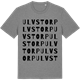 Mid Heather Gray t-shirt med Ulvstorp ordlek t-shirt