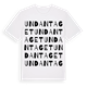 Undantaget ordlek t-shirt