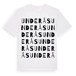 Underås ordlek t-shirt – ekologisk bomull t-shirt från Pinshirt