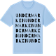 Blue Soul t-shirt med Undermarken ordlek t-shirt