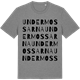 Mid Heather Gray t-shirt med Undermossarna ordlek t-shirt