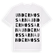 Undermossarna ordlek t-shirt
