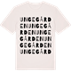 Vintage White t-shirt med Ungegården ordlek t-shirt