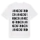 White t-shirt med Ungegården ordlek t-shirt