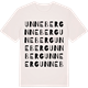 Vintage White t-shirt med Unneberg ordlek t-shirt