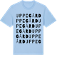 Blue Soul t-shirt med Uppegård ordlek t-shirt