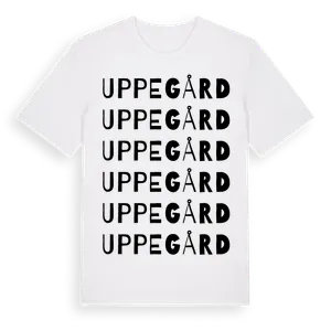 Uppegård ordlek t-shirt – ekologisk bomull t-shirt från Pinshirt