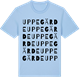 Blue Soul t-shirt med Uppegärde ordlek t-shirt
