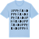 Blue Soul t-shirt med Upphärad ordlek t-shirt
