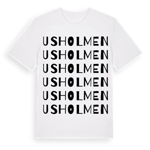 Usholmen ordlek t-shirt – ekologisk bomull t-shirt från Pinshirt