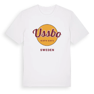 Ussbo cirkel t-shirt – ekologisk bomull t-shirt från Pinshirt