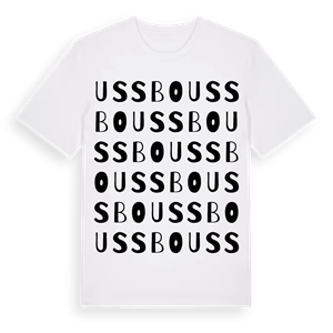 Ussbo ordlek t-shirt – ekologisk bomull t-shirt från Pinshirt