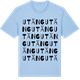 Blue Soul t-shirt med Utäng ordlek t-shirt