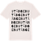 Vintage White t-shirt med Utängen ordlek t-shirt