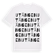 Utängen ordlek t-shirt