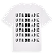 Utbodane ordlek t-shirt